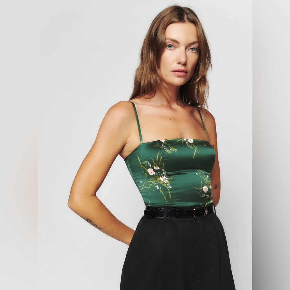 Reformation overland silk top